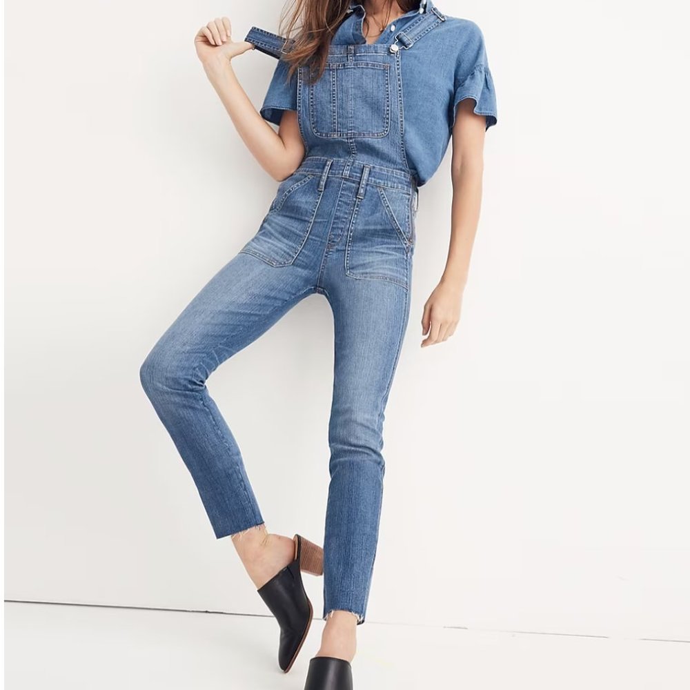 Madewell Overalls in Kemp Wash